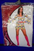 Wicked Retro Go Go Girl Costume Size: 6-8