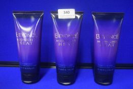 3x Beyonce Midnight Heat 200ml Sensual Body Lotion