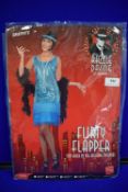 Smiffys Blue Flirty Flapper Costume Size: 12-14