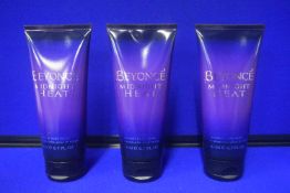 3x Beyonce Midnight Heat 200ml Sensual Body Lotion