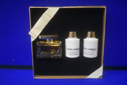 D&G The One Giftset - 75ml EDT, 100ml Body Lotion, and 100ml Shower Gel
