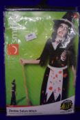 Smiffys Zombie Salem Witch Costume Size: 8-10