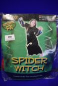 Kid’s Spider Witch Costume Size: 4-6 years