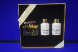 D&G The One Giftset - 75ml EDT, 100ml Body Lotion, and 100ml Shower Gel