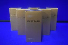 6x Gold by Parfums Bleu 100ml EDT