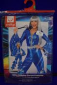 Smiffys Blue 1970’s Dancing Dream Costume Size: M/12-14