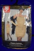 Smiffys Gold Flapper Costume Size: M/12-14