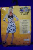 Smiffys Cow Dress Costume Size: M/12-14