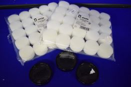 2x Packs of Foam Makeup Sponges and 3x Black Face Paints