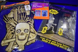 3x Assorted Halloween Decorations