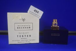 Intimately Beckham Night for Women 75ml EDT Unused Tester