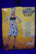 Smiffys Cow Dress Costume Size: M/12-14