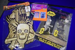 3x Assorted Halloween Decorations
