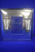 Lanvin L’Homme Giftset - 100ml EDT, 50ml Aftershave Balm, and 50ml Shower Gel