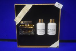 D&G The One Giftset - 75ml EDT, 100ml Body Lotion, and 100ml Shower Gel