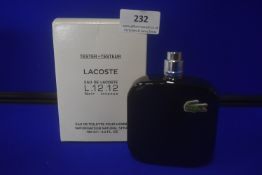 Eau de Lacoste L.12.12 Noir Intense 100ml EDT Unused Tester