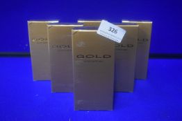 6x Gold by Parfums Bleu 100ml EDT