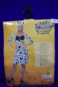 Smiffys Cow Dress Costume Size: M/12-14