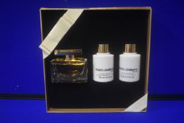 D&G The One Giftset - 75ml EDT, 100ml Body Lotion, and 100ml Shower Gel