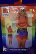 Smiffys Rainbow Pride 20’s Flapper Dress Size: 8-10
