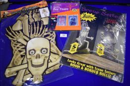 3x Assorted Halloween Decorations