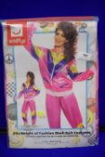 Smiffys 80’s Height of Fashion Shell Suit Costume Size: L/16-18