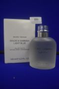 Dolce & Gabbana Light Blue for Men 125ml EDT Unused Tester