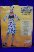 Smiffys Cow Dress Costume Size: M/12-14