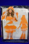 Fever Clownfish Tutu Dress Costume with Accessories Size: M/12-14