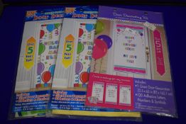 3x Door Decorating Kits