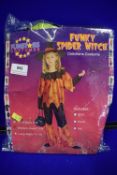 Kid’s Funky Spider Witch Costume Size: 7-10 years