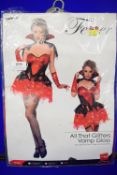 Fever All that Glitter Vamp Gloss Costume Size: 8-10