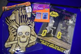 3x Assorted Halloween Decorations