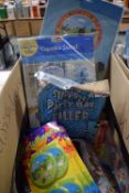 Box of Assorted Party Accessories, Bag Fillers, etc.