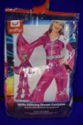 Smiffys Pink 1970’s Dancing Dream Costume Size: M/12-14