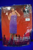 Smiffys Purple Jazz Flapper Costume Size: 20-22