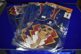 Quantity of Captain Skeleton Halloween Decorations (packaging damaged)
