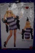 Fever Sexy Flapper Costume Size: 8-10