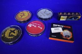 Assorted Face Paints and Contact Lenses