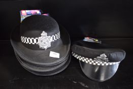 Quantity of Police Fancy Dress Hats