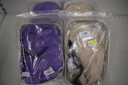 6x Fancy Dress Wigs (3x lilac, 3x blonde)