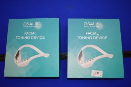 2x Osalis Facial Toning Device