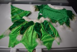 7x Three-Piece Tree Skirt, Top, and Hat Set