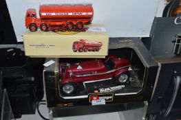 Bburago Alfa Romeo Diecast Car, and Corgi Petrol Tanker