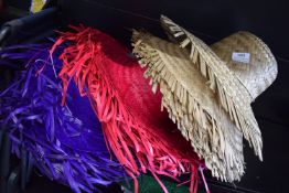 Quantity of Assorted Straw Hats