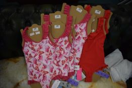 6 Girls Swimming Costumes 3T & 4
