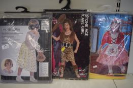 3x Assorted Girl’s Fancy Dress Costumes Size: 8-10 years