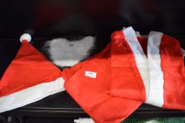 5x Felt Santa Outfits with Beards