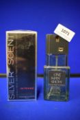 Two Mens Aftershave including Silver Scent Intense 100ml EDT & One Man Show 100ml EDT Spray
