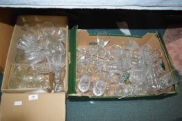 2x Boxes of Glassware Including Wine Glasses, Tumblers, etc.